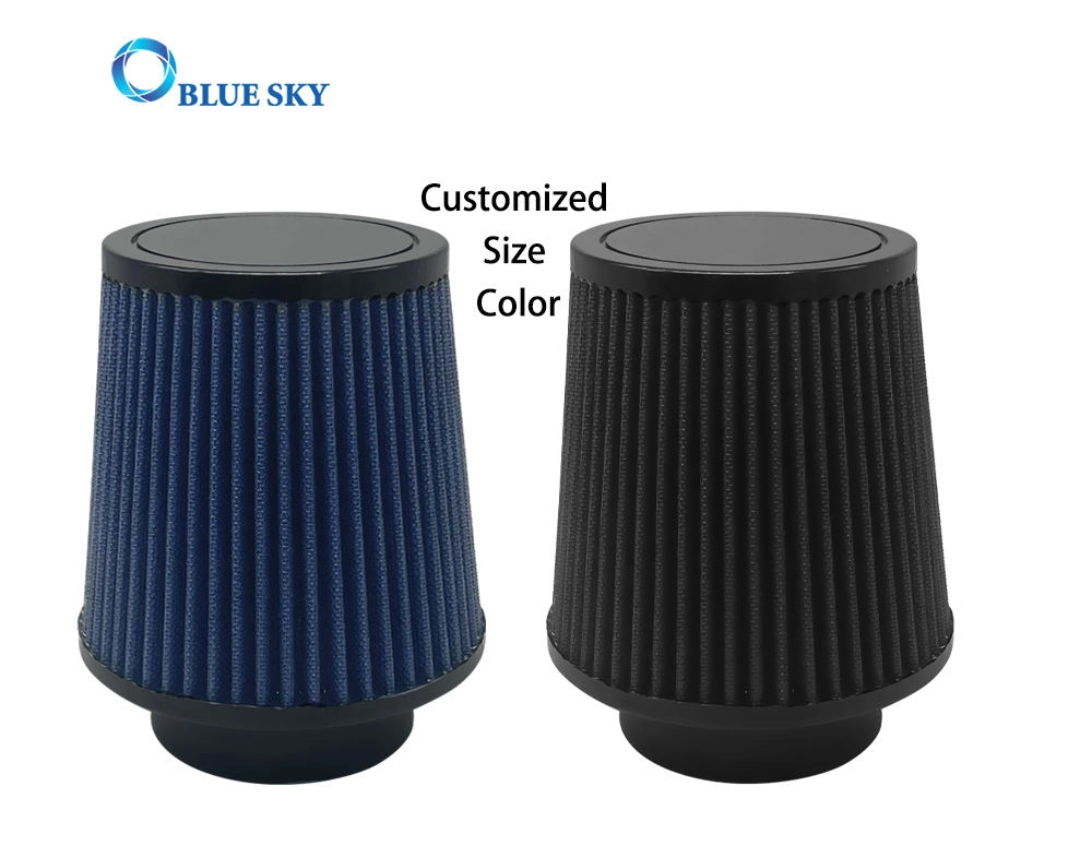 Bluesky Customized Auto Air Filter 89mm Air Intake Automobile Filter for Intake Cone Air Open Filter Replacement